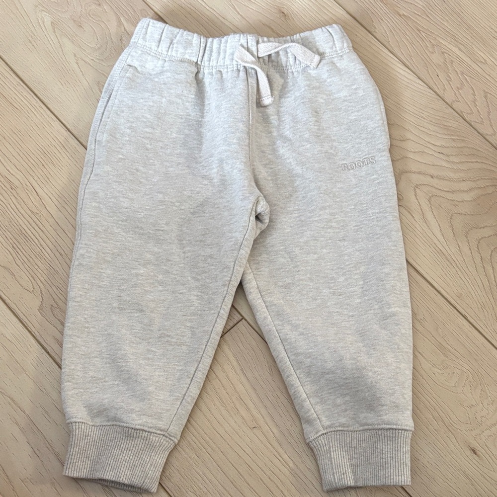 Roots Light Gray Kids Joggers